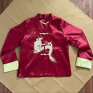 (2) Boys Chinese Dragon Kung Fu Outfits Size 10 Boy